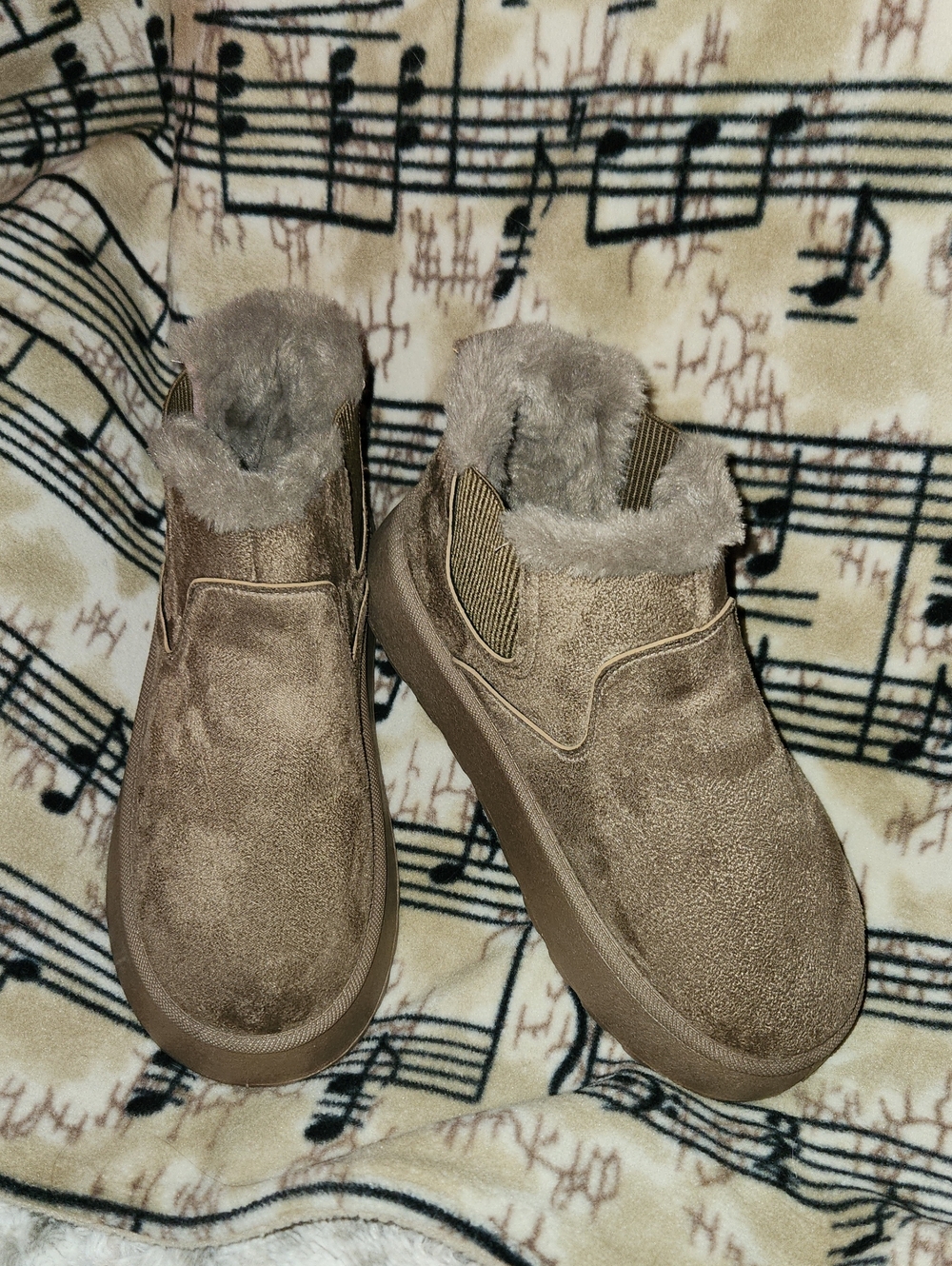 Micro Suede Ankle Boots